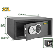 خزنة حائط إلكترونية آمنة مع مفتاح من جادايفر Jadever - Smart Hack