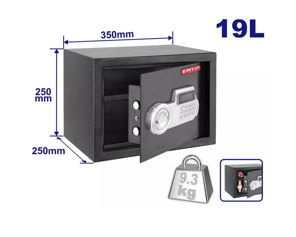خزنة رقمية سعة 19 لتر EMTOP EESF2503 - Smart Hack