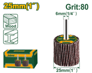قرص تلميع JADEVER 25MM مع عمود 6MM وحبيبات 80 لصنفرة المعادن والخشب - Smart Hack