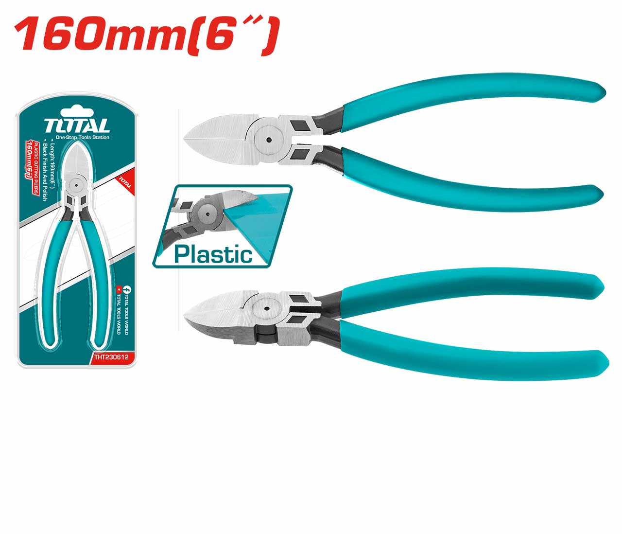 قطاعة بلاستيك وفيبر يدوية من Total - Smart Hack