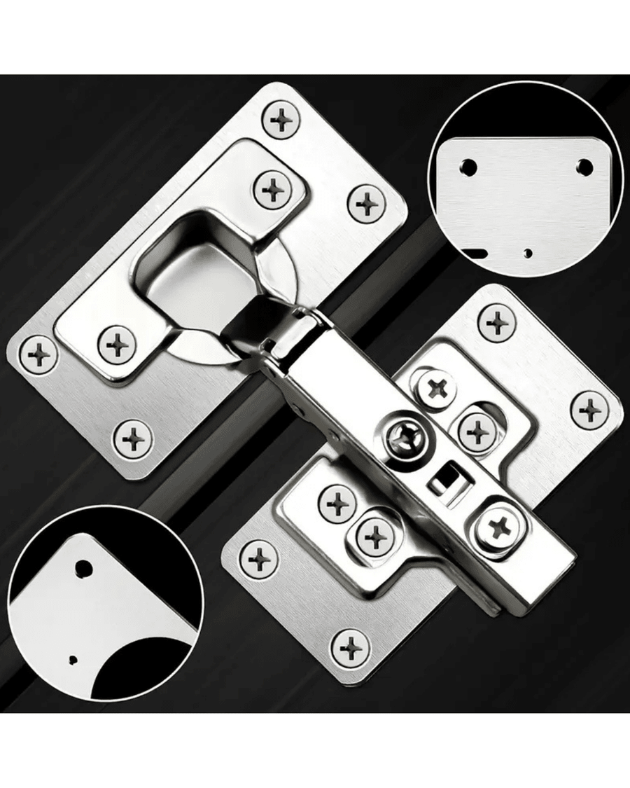 لوح إصلاح مفصلات الخزائن – ستانلس مقاوم للصدأ - Smart Hack