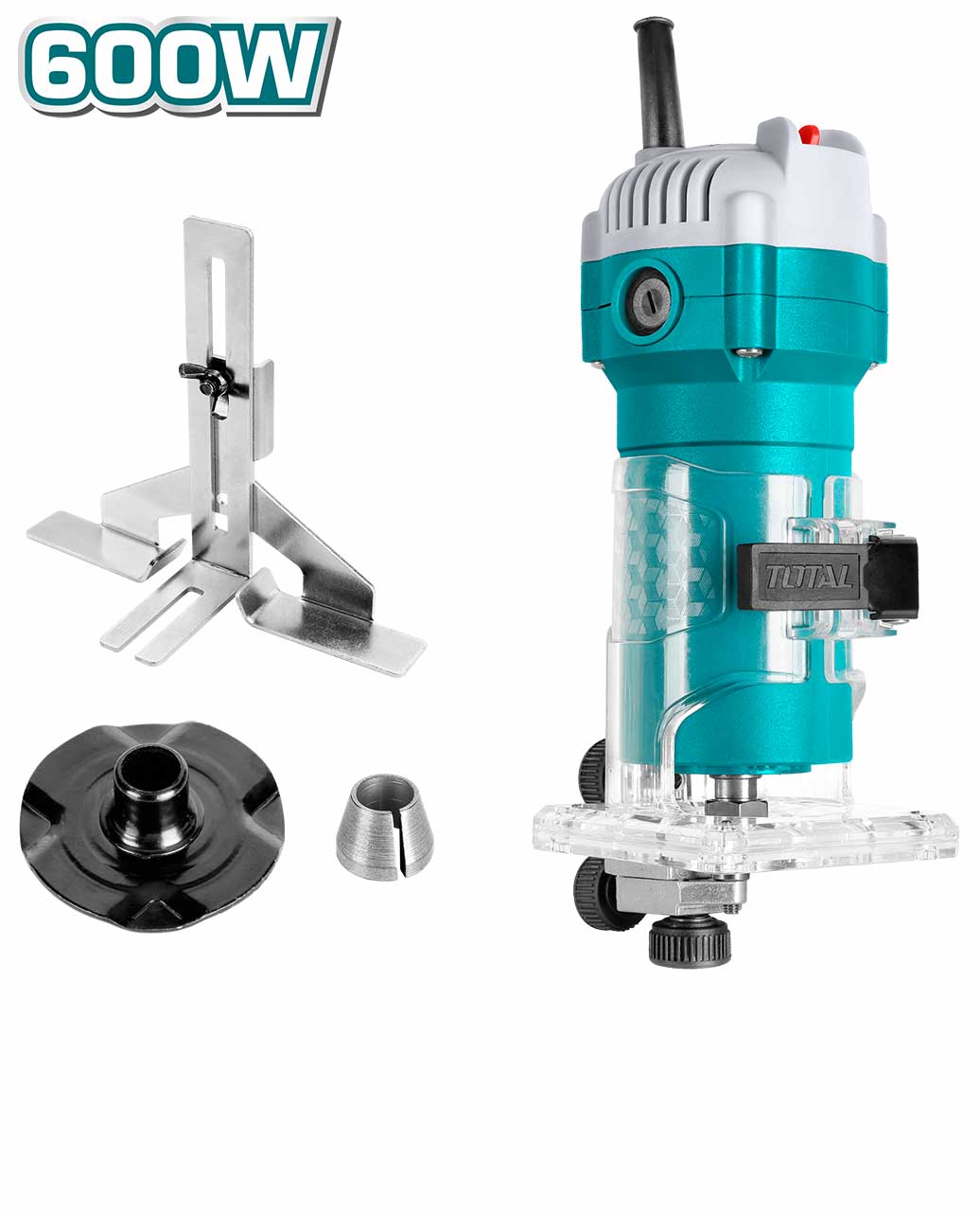 ماكنة فورمايكا 6 ملم 600 واط من Total - Smart Hack