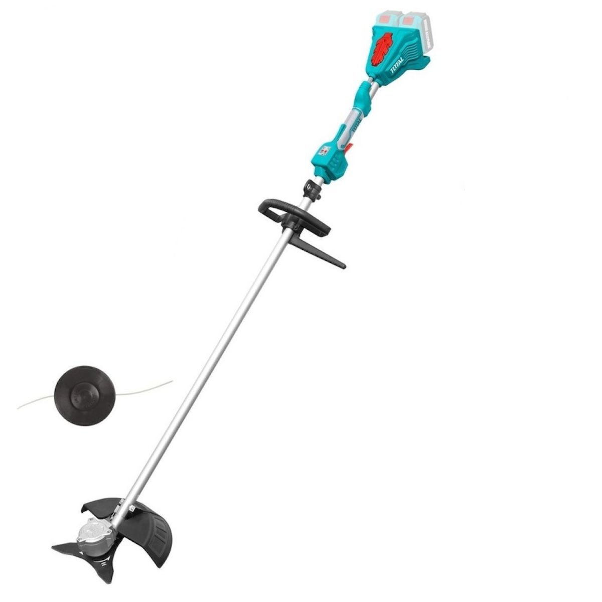 ماكنة قص حواف العشب 40 فولت مع 2 بطارية وشاحن مجوز بدون فحمات من Total - Smart Hack