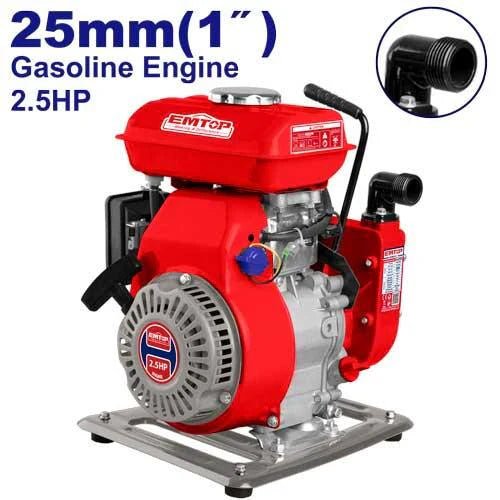 مضخة مياه بنزين EMTOP مقاس 1 بوصة 2.5HP - Smart Hack