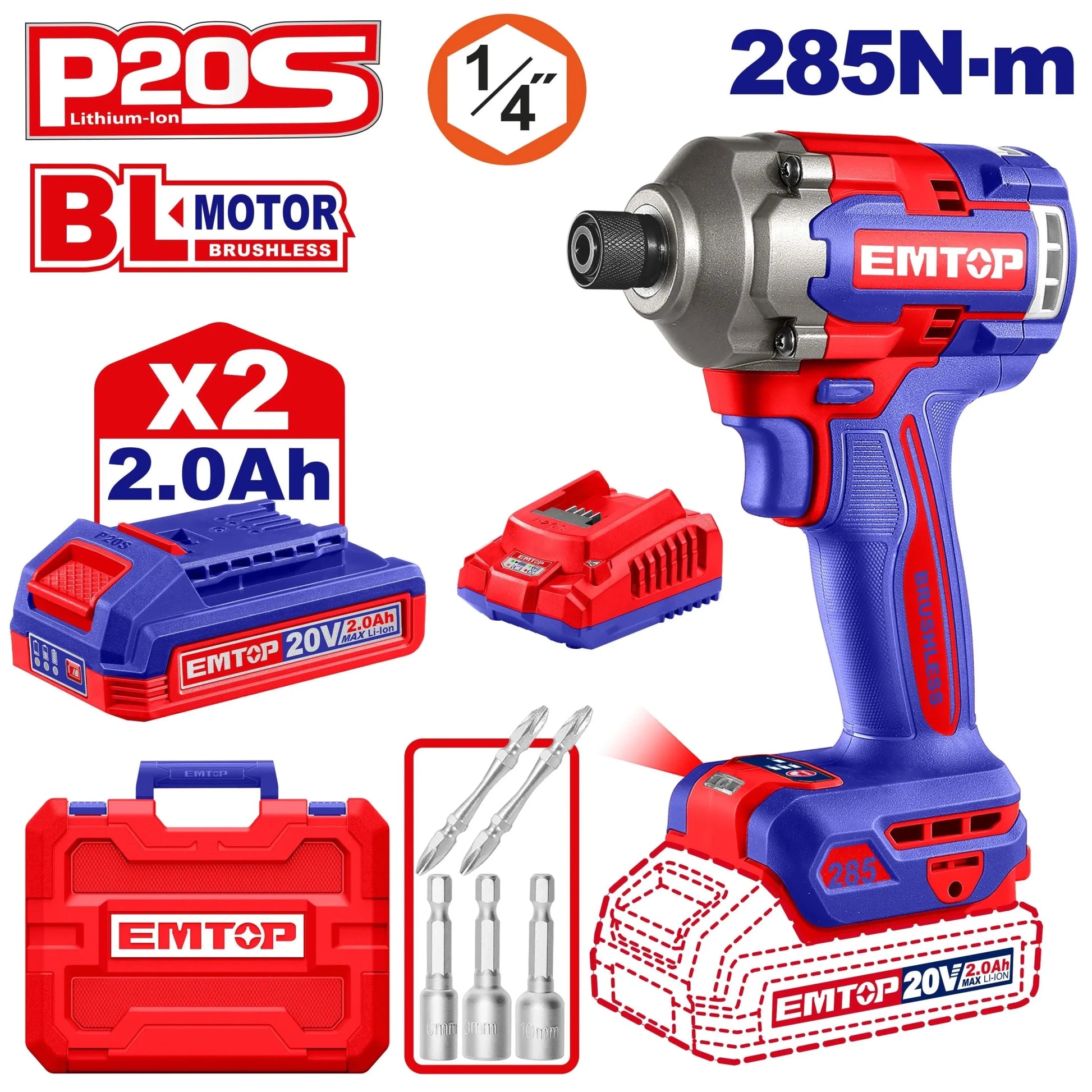 مفك EMTOP ECIRL2028 - Smart Hack