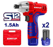 مفك كهربائي لاسلكي ببطارية ليثيوم أيون 12V - Smart Hack