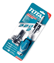 مفك طقطيقة مع راسيات عدد 15 من TOTAL - Smart Hack