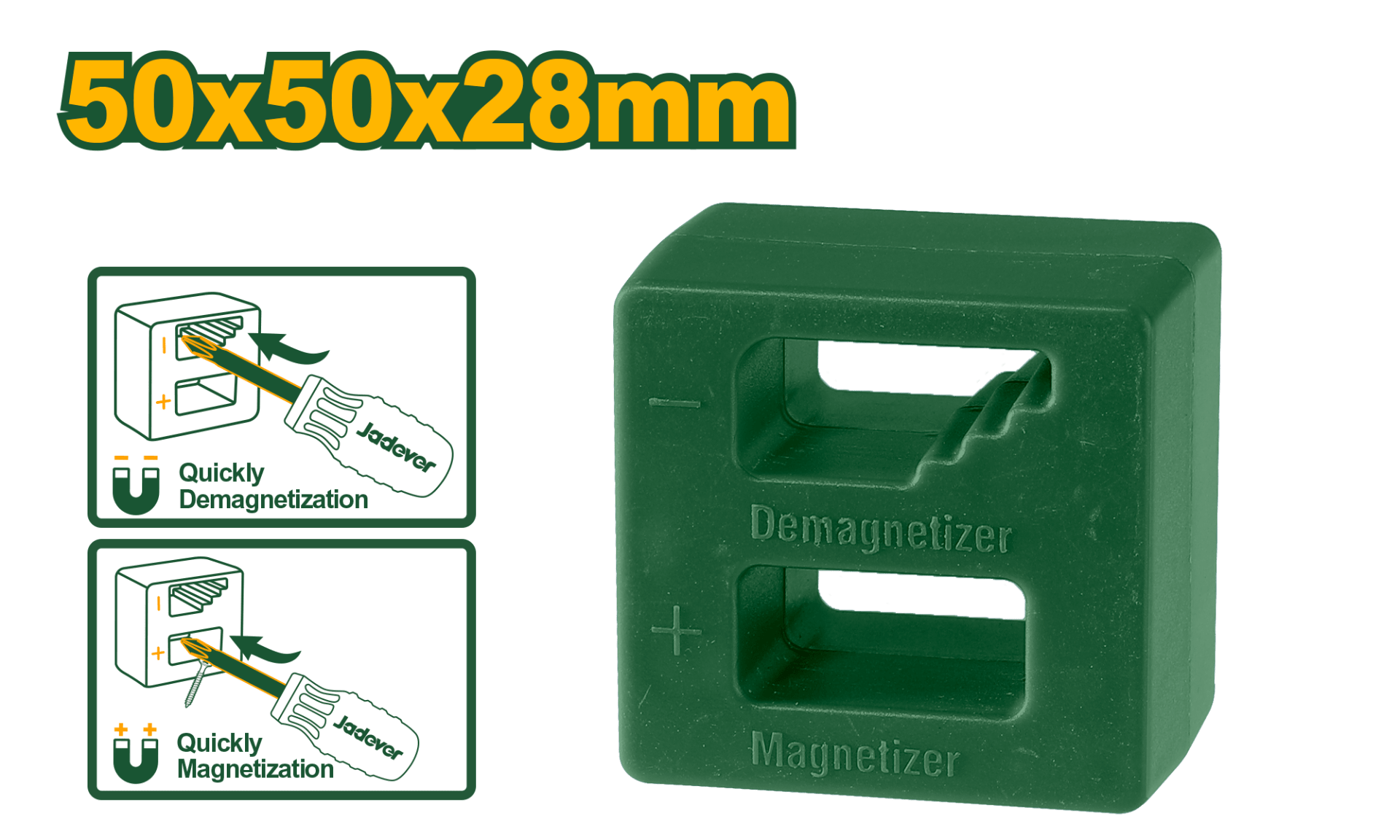 مغناطيس ومزيل مغناطيسية مفكات البراغي - جادايفر - Smart Hack