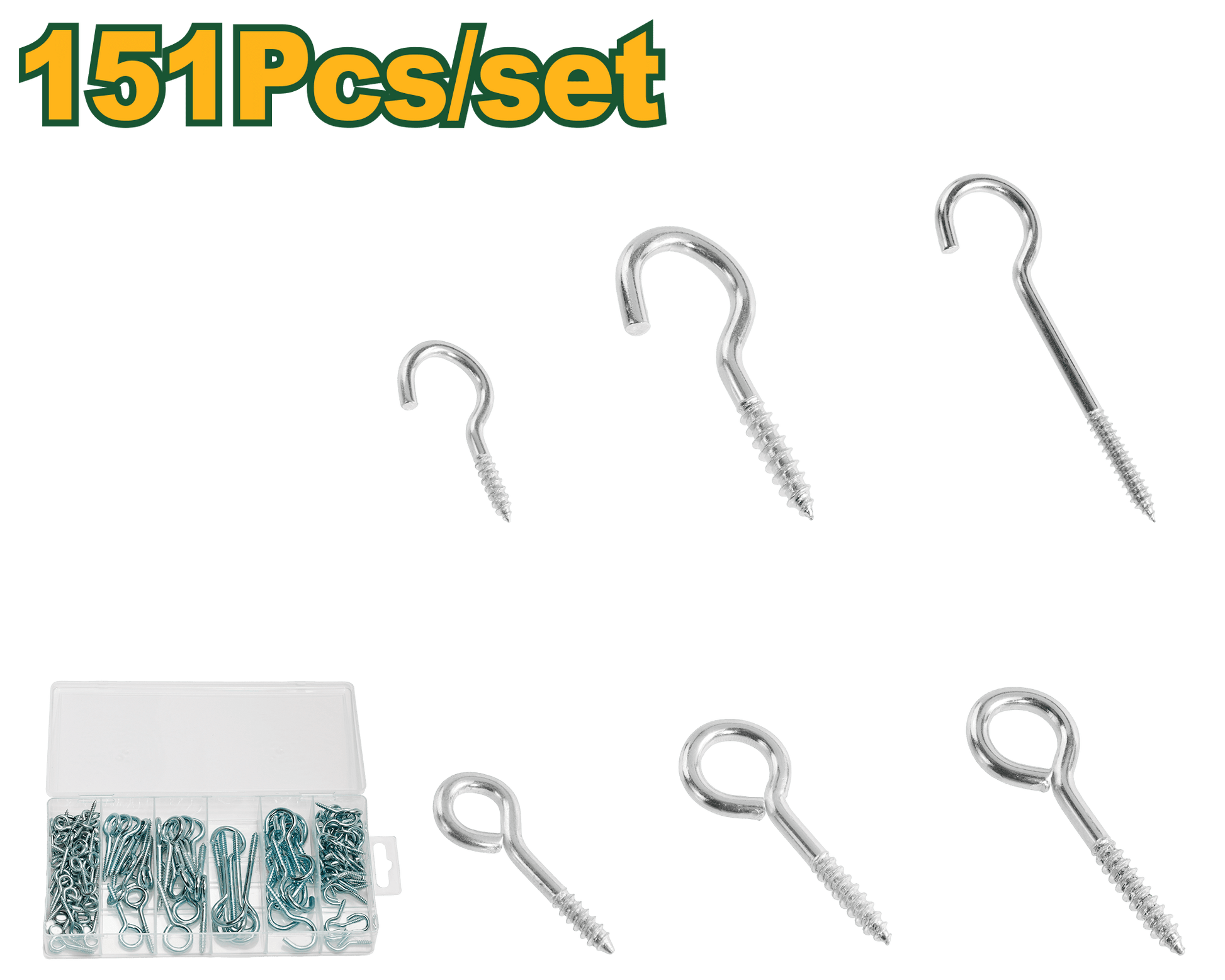 مجموعة علقات برغي متنوعة 151 قطعة من جادايفر Jadever - Smart Hack