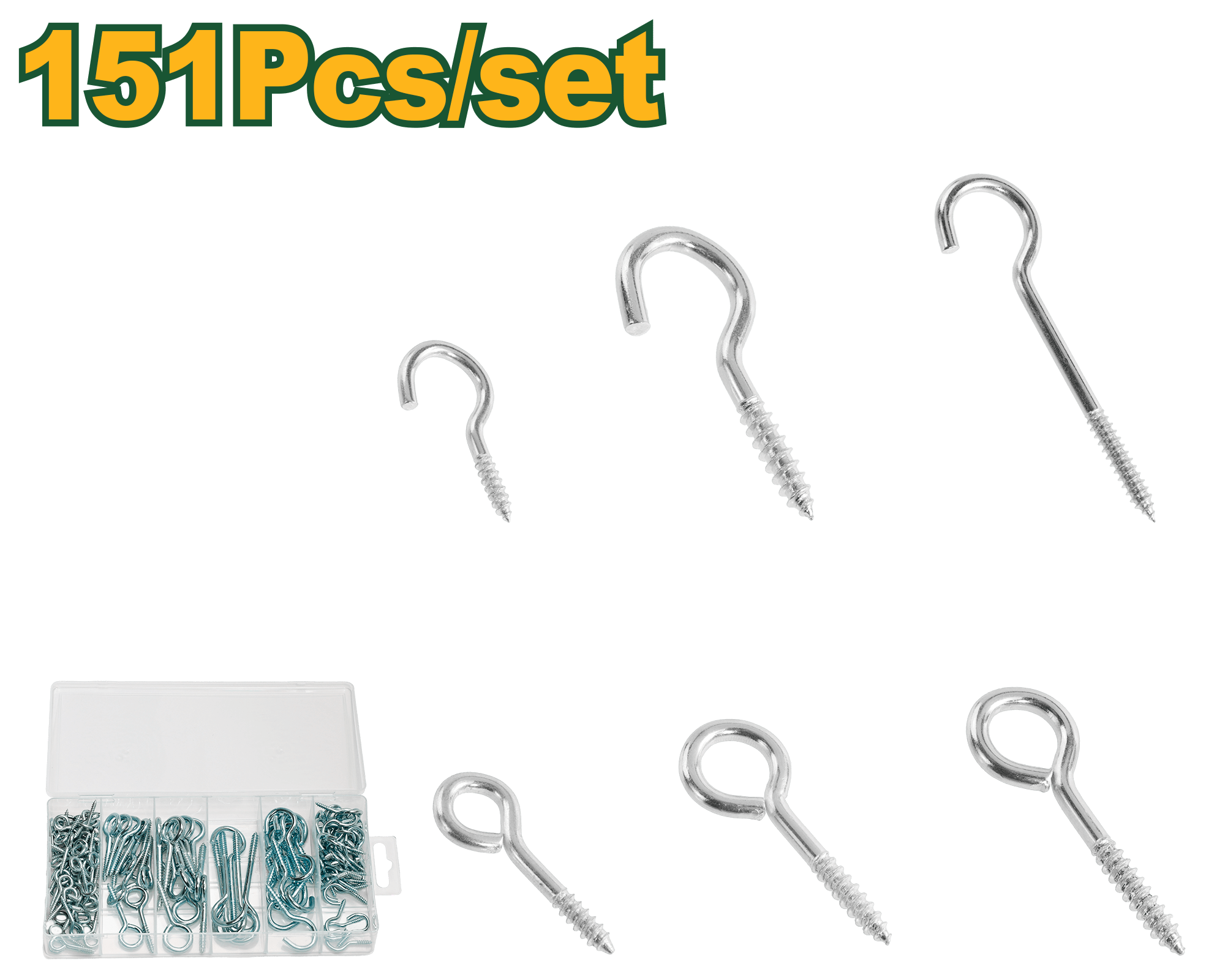 مجموعة علقات برغي متنوعة 151 قطعة من جادايفر Jadever - Smart Hack