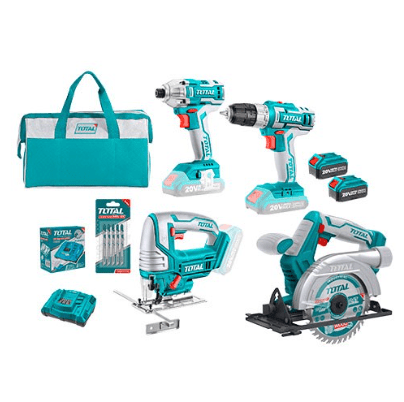 مجموعة أدوات الحفر والقص شحن 4 قطع - Smart Hack