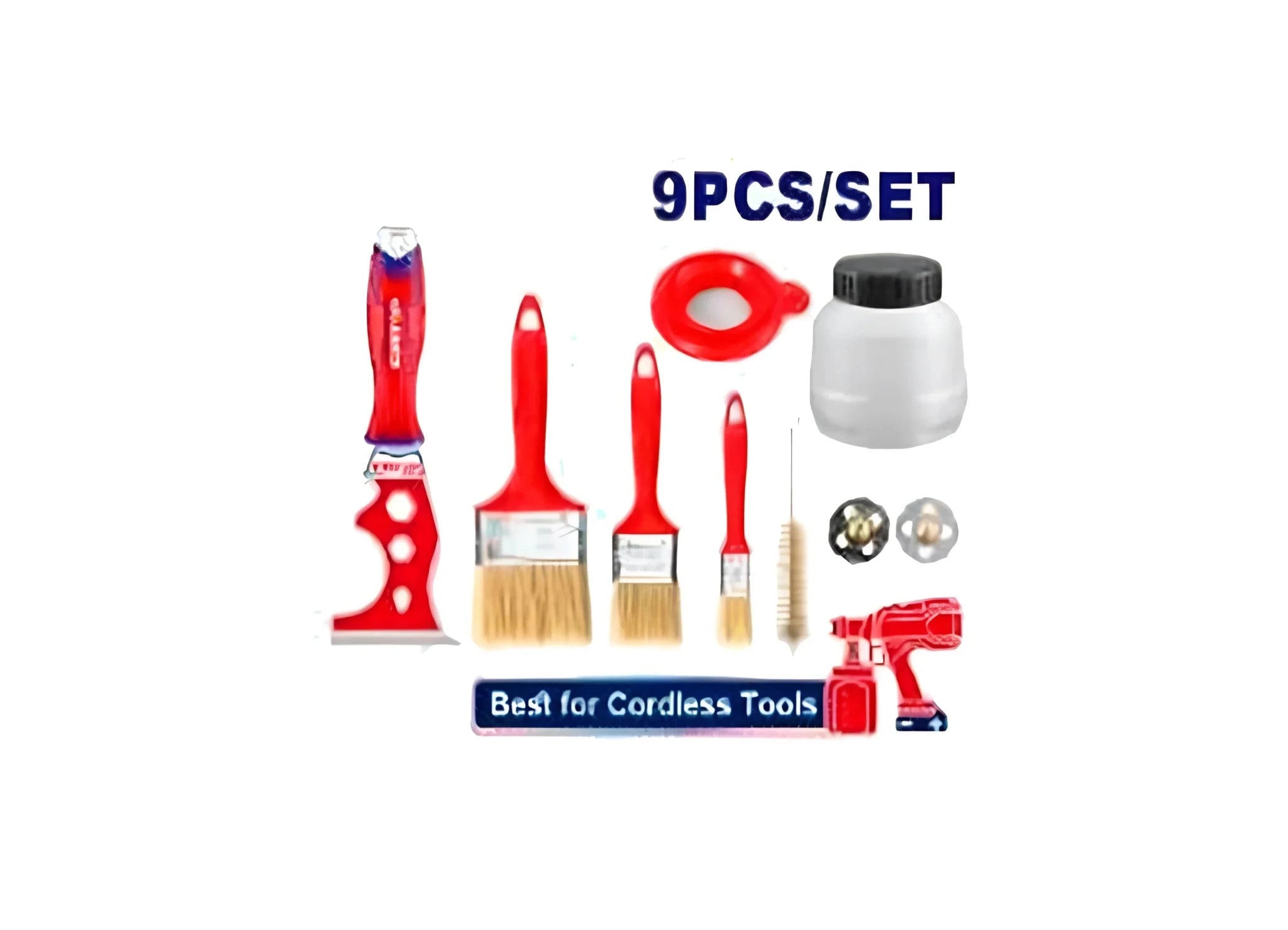 مجموعة أدوات طلاء مكونة من 9 قطع - EMTOP EMGF0019 - Smart Hack