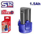 مجموعة بطاريات ليثيوم أيون EMTOP 12V - Smart Hack