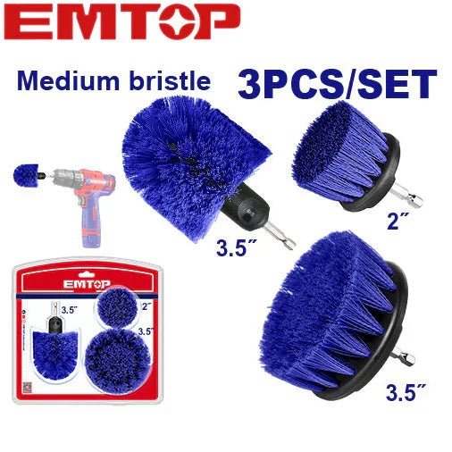 مجموعة فرش التنظيف متعددة الأغراض - 3 قطع - Smart Hack