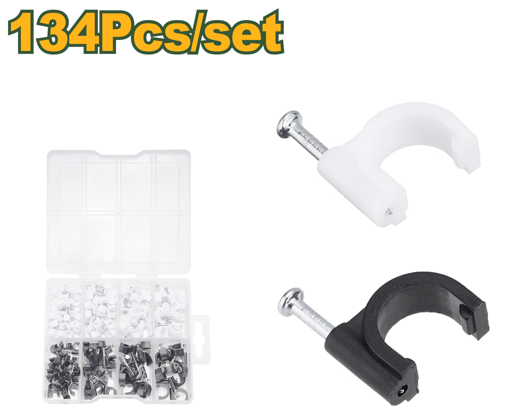 مجموعة كلبسات كهربائية عدة احجام (134 قطعة)من جادايفر Jadever - Smart Hack