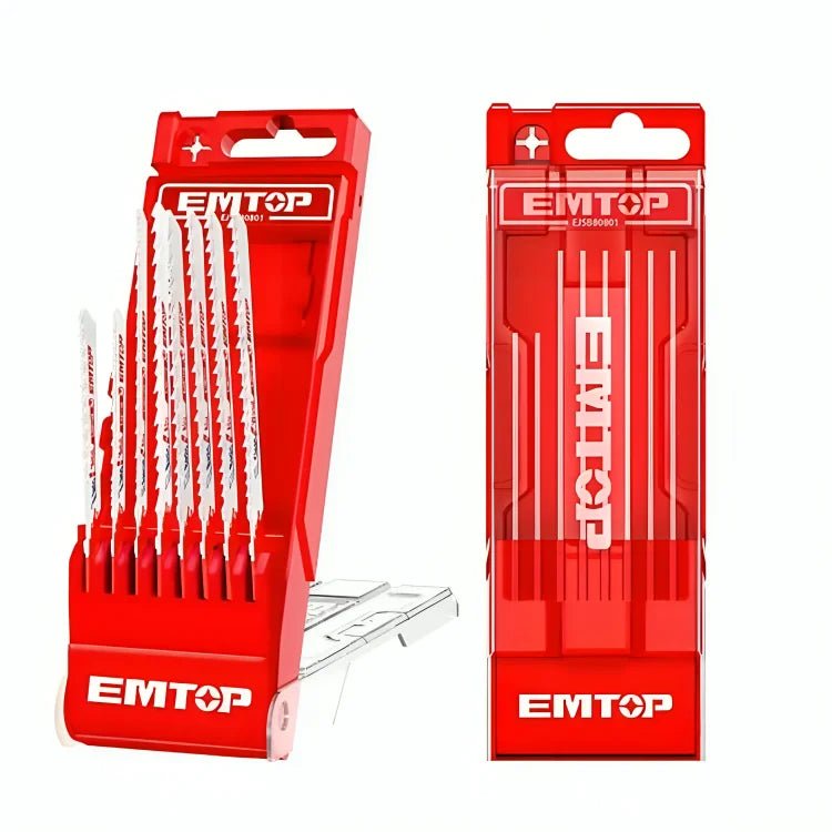 مجموعة شفرات منشار الكهربائي 8 قطع EMTOP EJSB80801 - Smart Hack