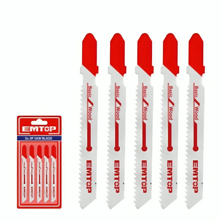 مجموعة شفرات منشار الكهربائي للحديد مكونة من 5 قطع EMTOP EJSBT118B - Smart Hack