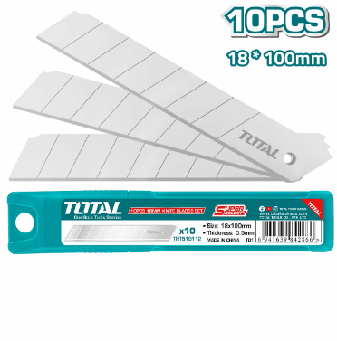 مجموعة شفرات سكين بطول 18 ملم من TOTAL - Smart Hack