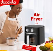 مقلاه هوائية باب شفاف 6.5 لتر من دكاديلا Decakila - Smart Hack