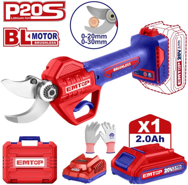 مقص مستقيم دقيق لاسلكي بجهد 20 فولت - EMTOP ELSL203051 - Smart Hack