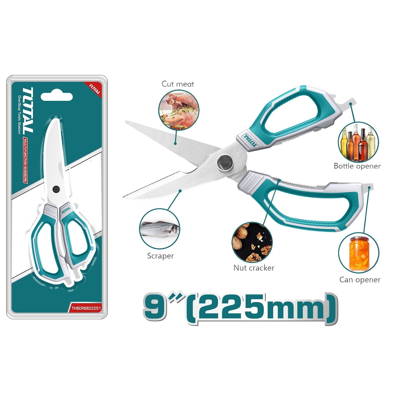 مقص مطبخ من Total - Smart Hack