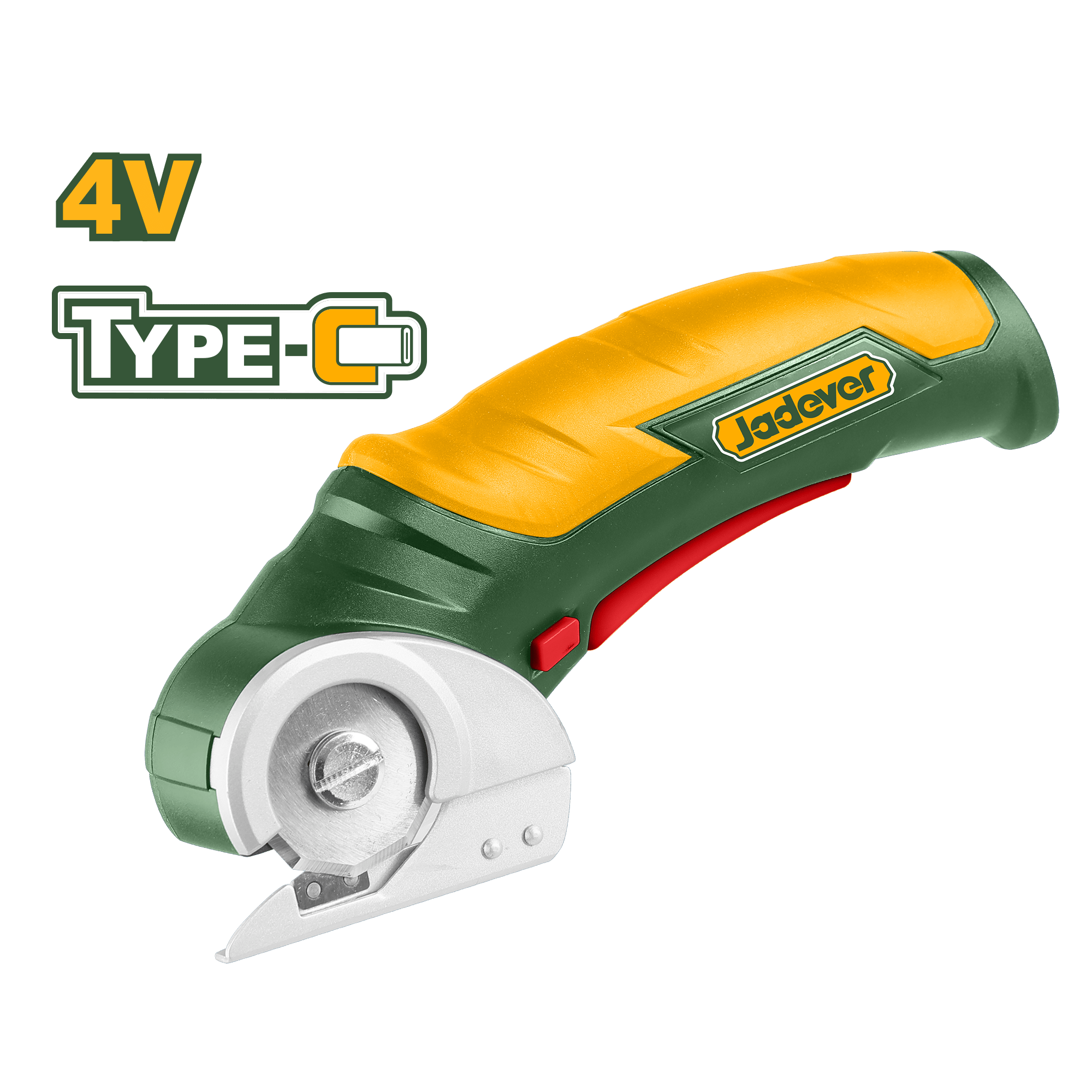 مقص شحن كهربائي للكرتون ومشمع و قماش 4 فولت من JADEVER - Smart Hack