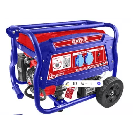 مولد بنزين EMTOP 3.5Kw (مع بطارية) - Smart Hack