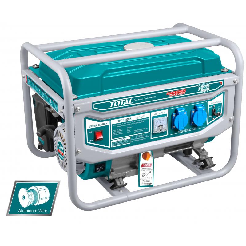 مولد كهرباء بنزين 3 كيلو واط - تشغيل بطارية توتال - Smart Hack