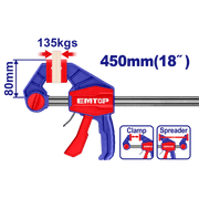 مربط نجارين اتوماتيك عريض 18 انش EMTOP ECLPQ80181 - Smart Hack