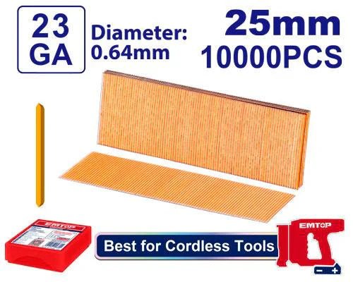 مسامير براد مقاس 18، 25 مم _ EMTOP ENAL06825 - Smart Hack
