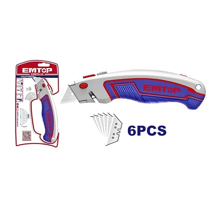 مشرط شفره مثلث مع 6 شفرات EMTOP ESNKT6128 - Smart Hack