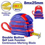 متر كوشوك 8 متر × 25 ملم EMTOP EMTP2825M - Smart Hack