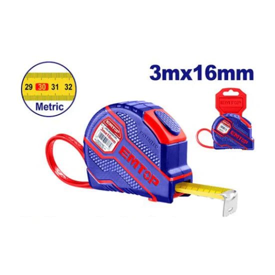 متر كوشوك بقياس 3 متر × 16 ملم EMTOP EMTP23102 - Smart Hack