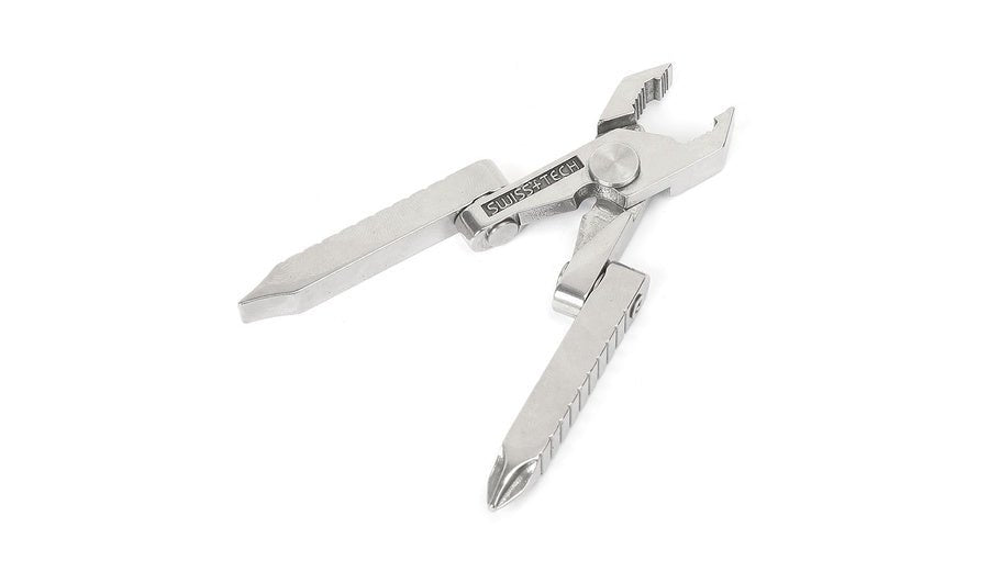 ميدالية أداة متعددة الوظائف 6 في 1 – Swiss Tech ST50022 | Swiss Tech 6 - in - 1 Key Ring Micro Tool (ST50022) - Smart Hack