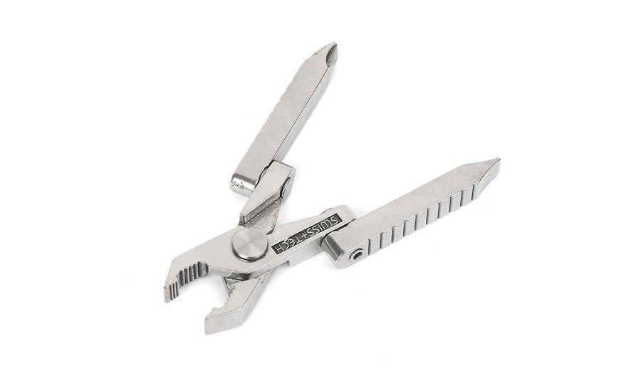 ميدالية أداة متعددة الوظائف 6 في 1 – Swiss Tech ST50022 | Swiss Tech 6 - in - 1 Key Ring Micro Tool (ST50022) - Smart Hack