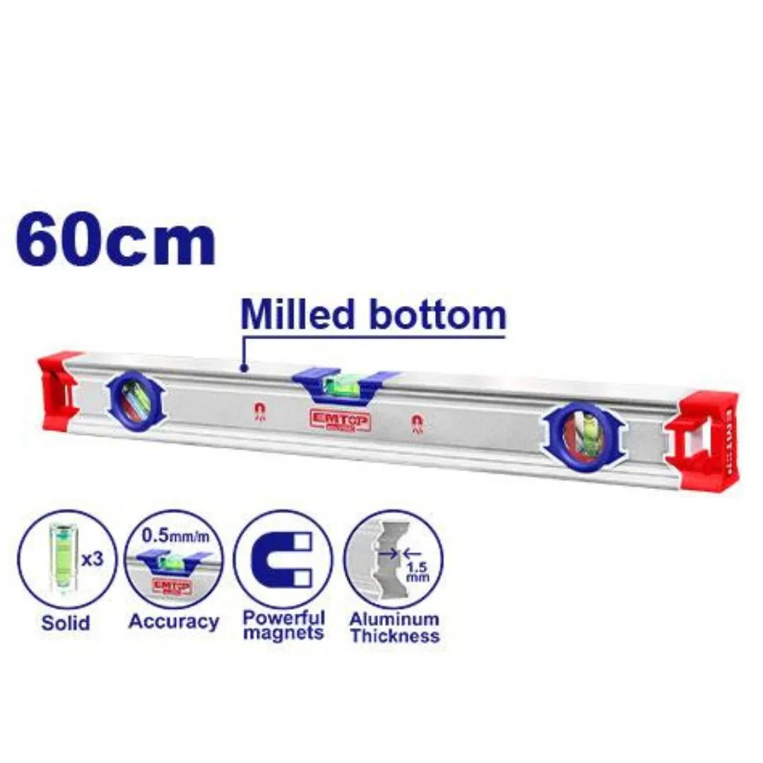 ميزان ماء ثقيل مغناطيسي – 60 سم EMTOP ESLL36001 - Smart Hack