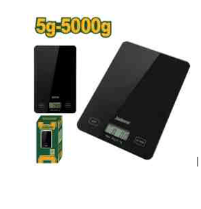 ميزان مطبخ زجاج 5 كيلو من جادايفر Jadever - Smart Hack