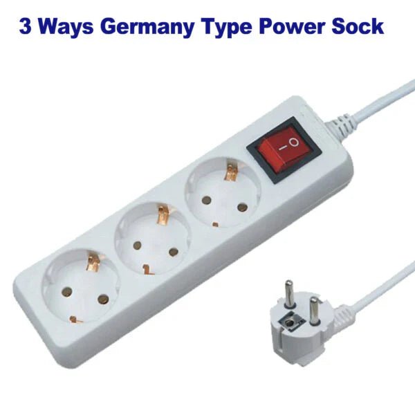 وصله كهرباء 3 مخارج بطول سلك 1.4 متر EMTOP EMEJ7303 - Smart Hack