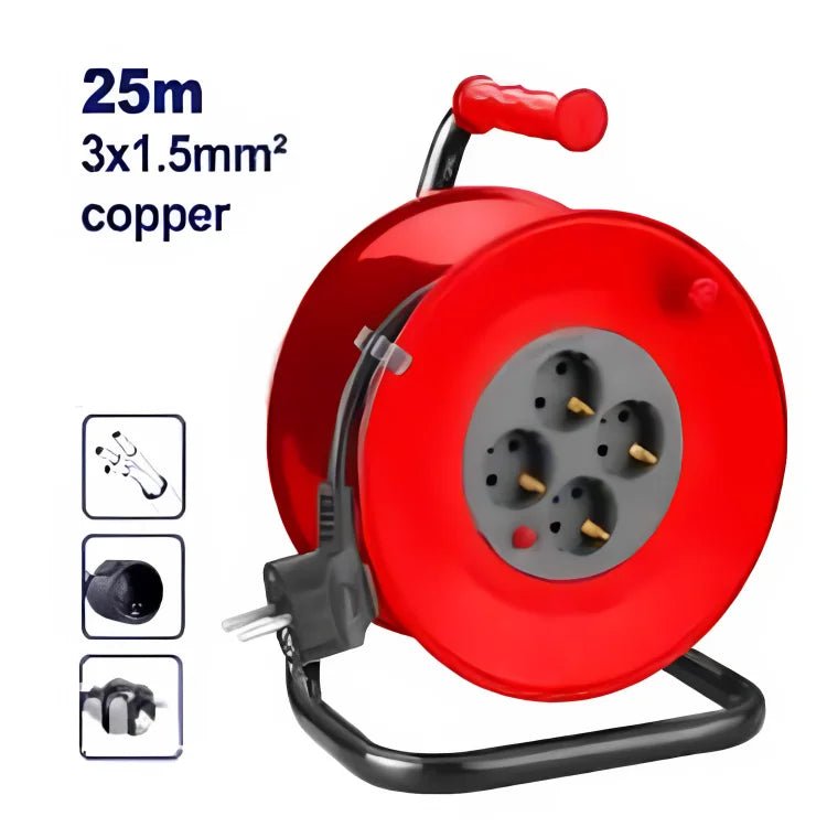 وصله كهرباء بكره 25 متر EMTOP EMEJ8380 - Smart Hack