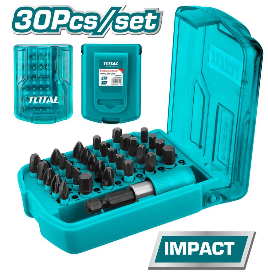 راسيات دريل 25 سم 30 قطعة من Total - Smart Hack