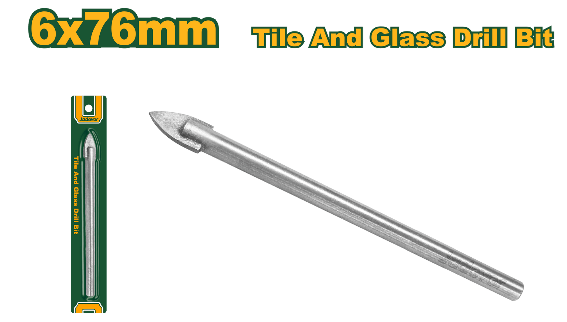 ريش زجاج وسيراميك عدة قياسات من جادايفر Jadever - Smart Hack