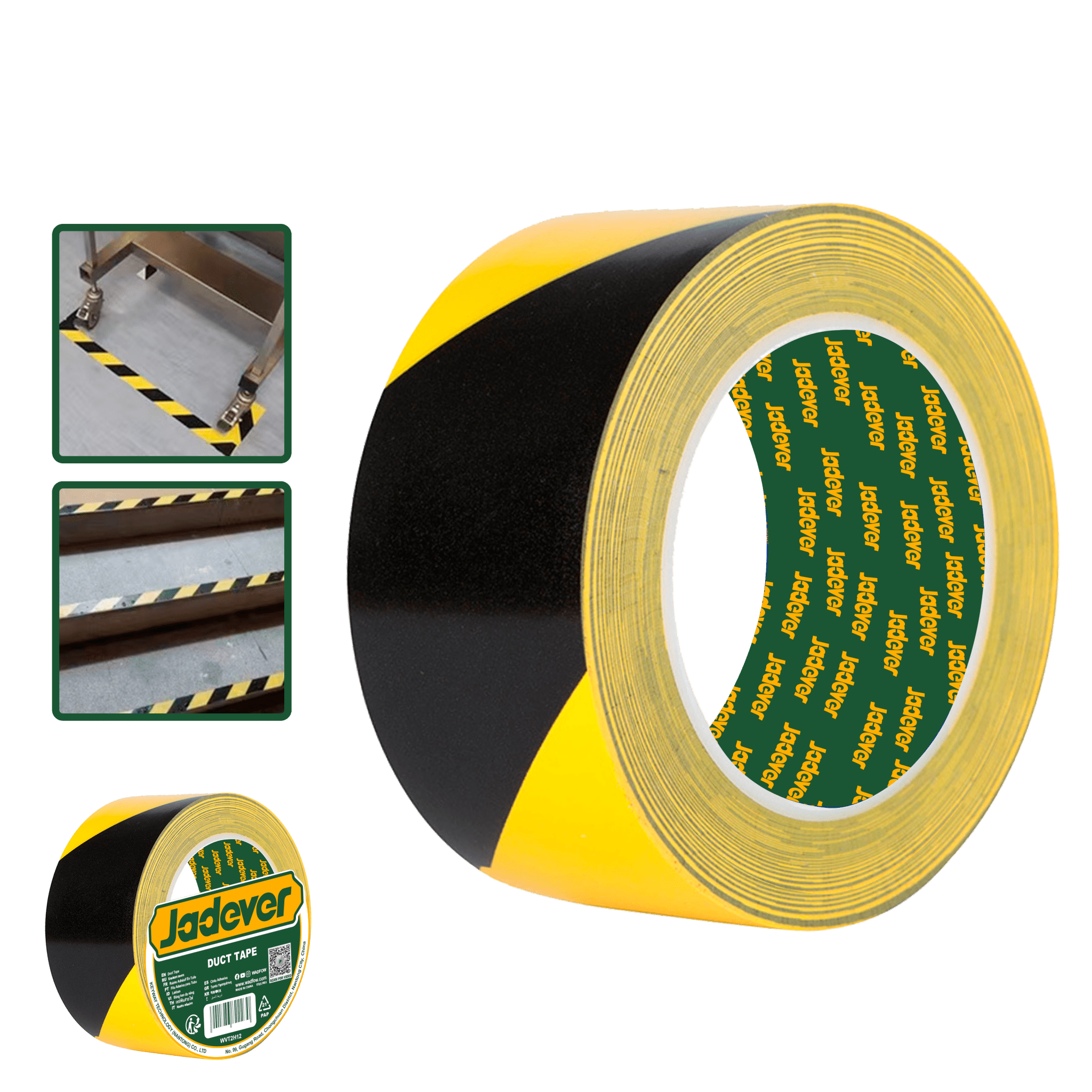 شريط تحذيري أصفر أسود 30 م من جادايفر Jadever - Smart Hack