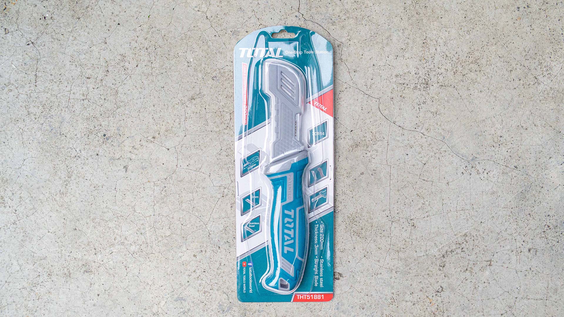 سكين كيبل مستقيم من Total - Smart Hack