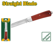 سكين تعرية الكابلات بمقبض خشبي – رأس مستقيم 210 ملم من JADEVER - Smart Hack