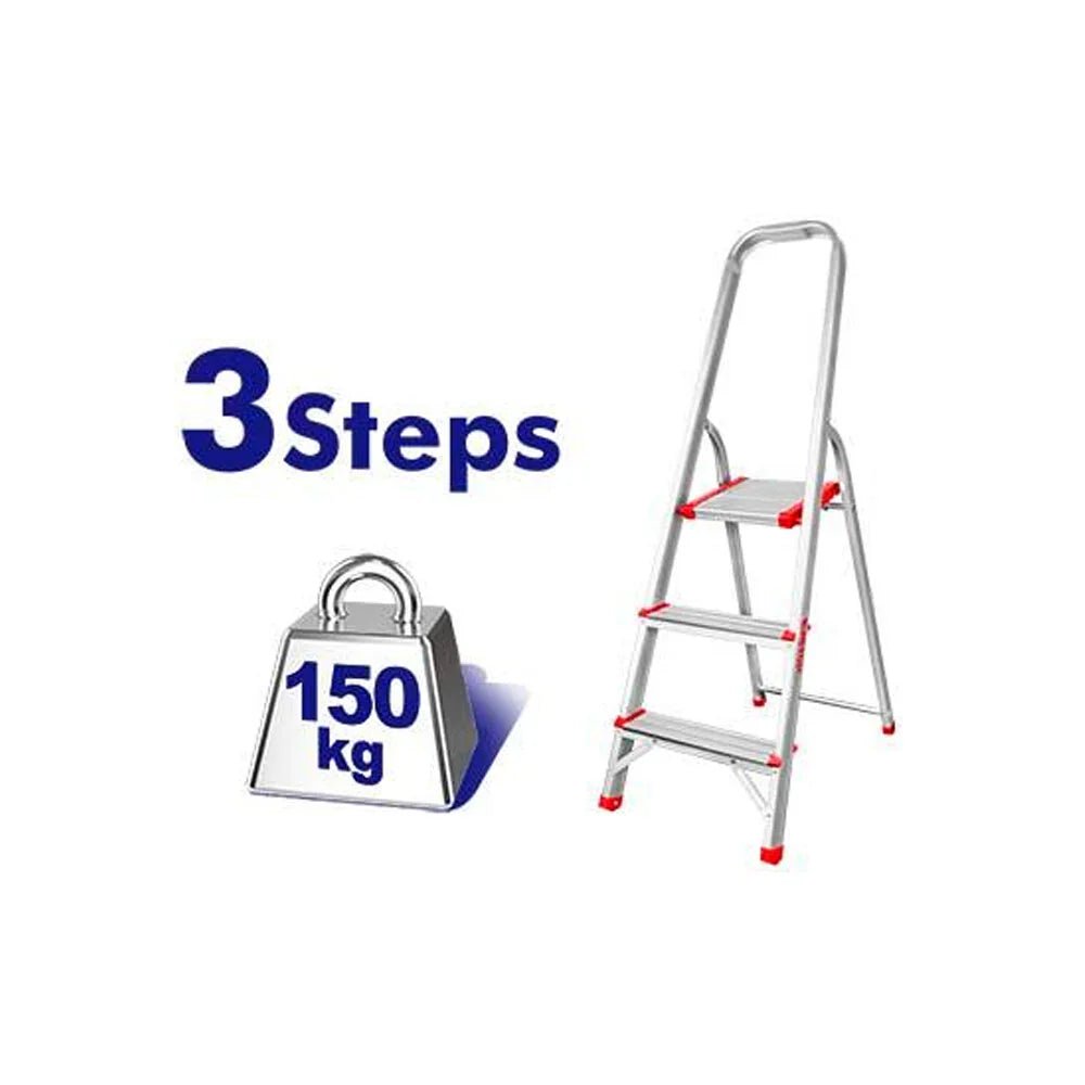 سلّم ألمنيوم – 3 درجات EMTOP ELAD1031 - Smart Hack