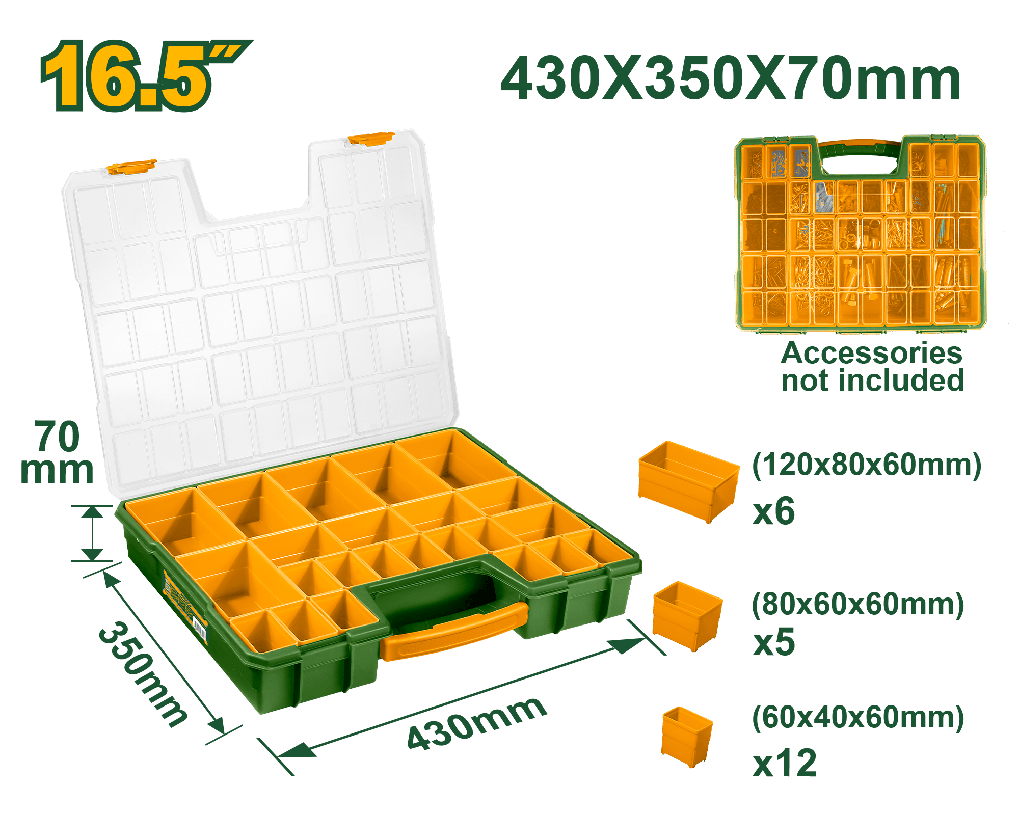 صندوق براغي 16.5" من جادايفر - Jadever - Smart Hack