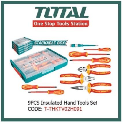 طقم عدة معزول 9 قطع من TOTAL - Smart Hack