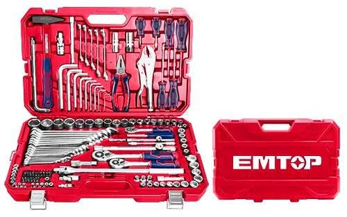 طقم أدوات المكوّن من 142 قطعة – EMTOP EHTS01421 - Smart Hack