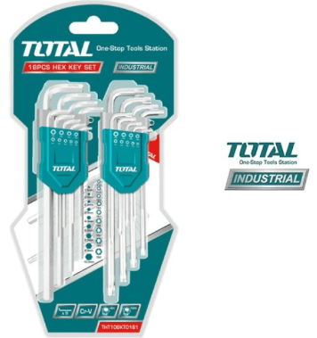طقم الن كي مسدس ومشرنف 18 قطعة من TOTAL - Smart Hack