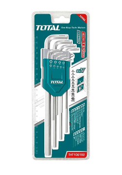 طقم الن كي مسدس طويل 9 قطع من TOTAL - Smart Hack